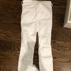 Hollister white ultra high rise jean leggings